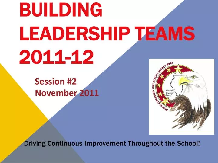 building leadership teams 2011 12