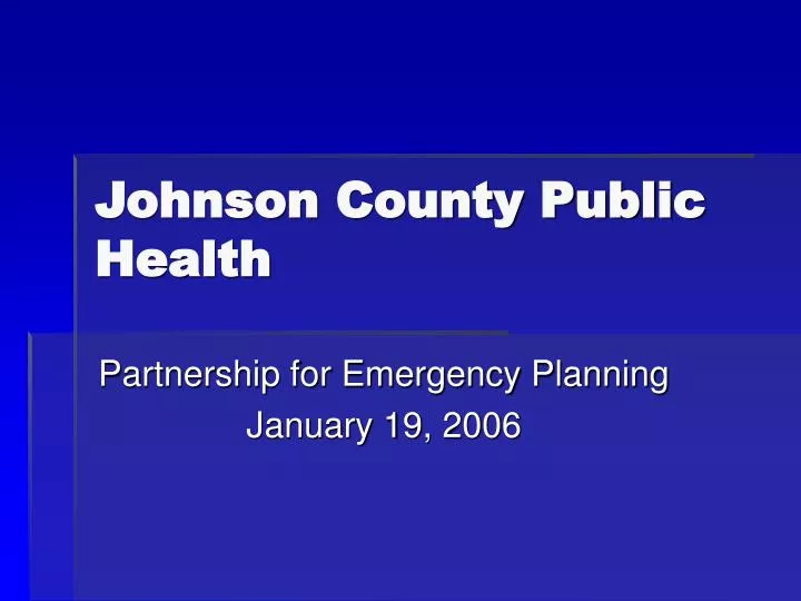 johnson county public health