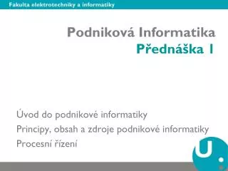podnikov informatika p edn ka 1