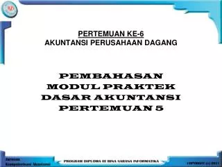 PPT - BAB 2 METODE PENCATATAN AKUNTANSI PERUSAHAAN DAGANG PowerPoint ...