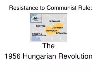 Resistance to Communist Rule: