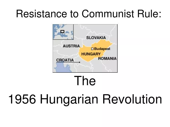 resistance to communist rule