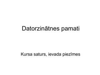 datorzin tnes pamati