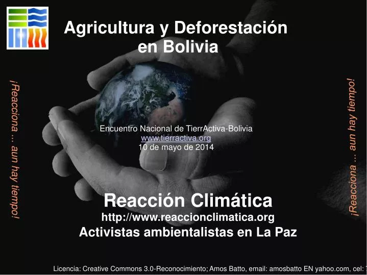 reacci n clim tica http www reaccionclimatica org activistas ambientalistas en la paz