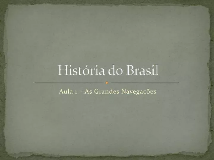 hist ria do brasil