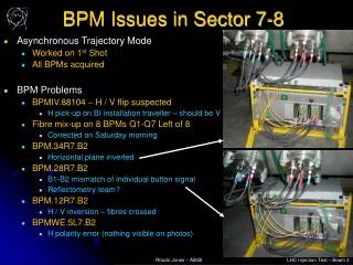 BPM Issues in Sector 7-8