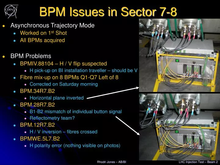 bpm issues in sector 7 8