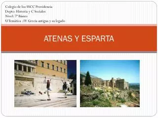 atenas y esparta