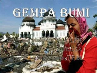 gempa bumi