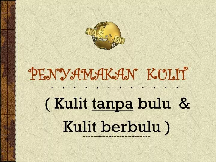 penyamakan kulit