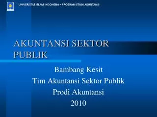 PPT - SIKLUS AKUNTANSI SEKTOR PUBLIK PowerPoint Presentation, Free ...