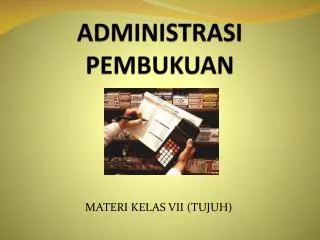 administrasi pembukuan