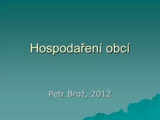 hospoda en obc