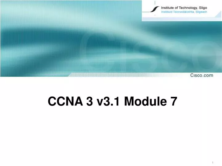 ccna 3 v3 1 module 7