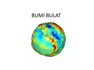 bumi bulat