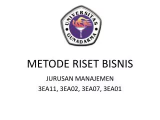 metode riset bisnis