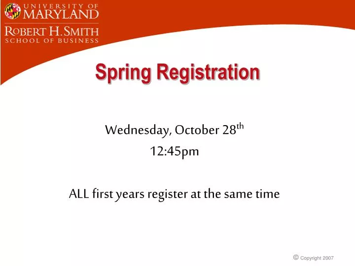 spring registration