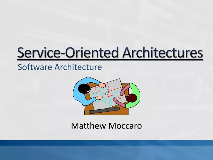 service oriented architectures
