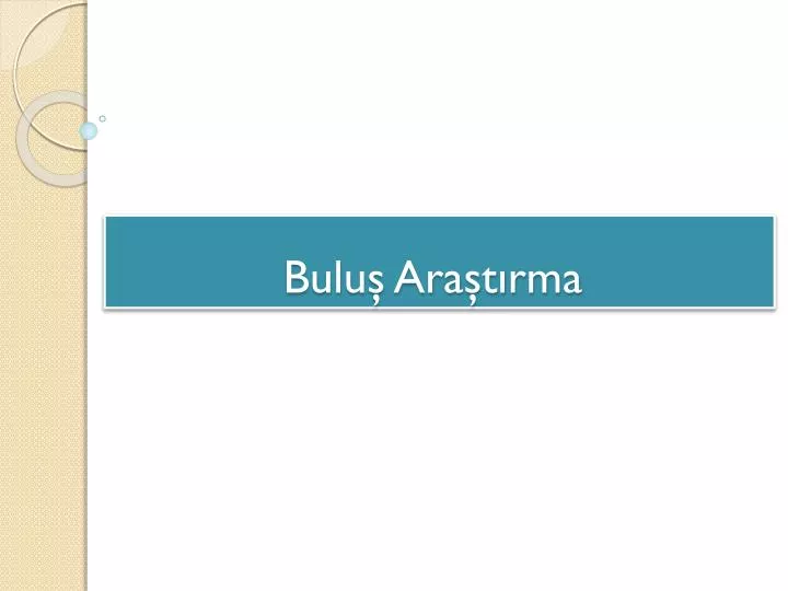 bulu ara t rma