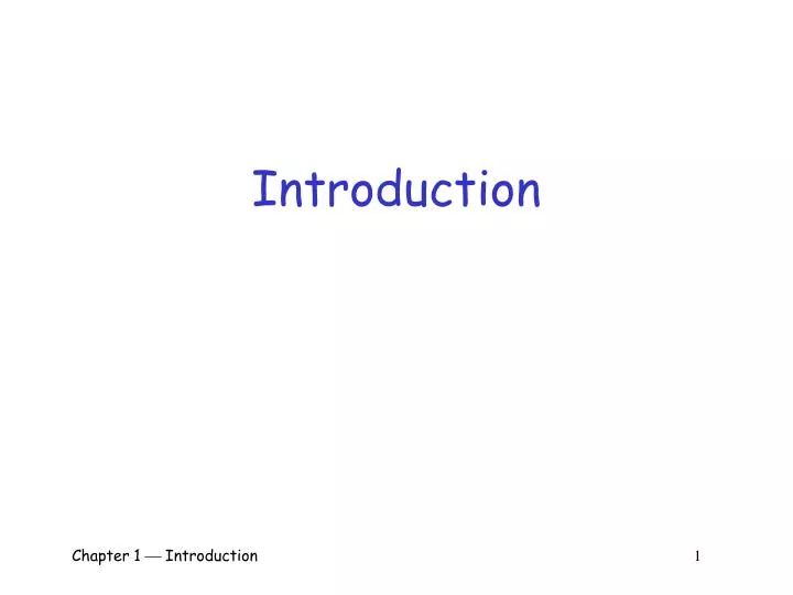 introduction