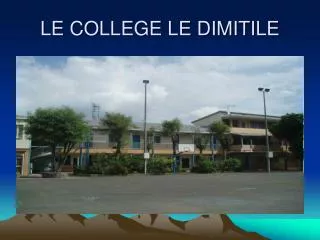 le college le dimitile
