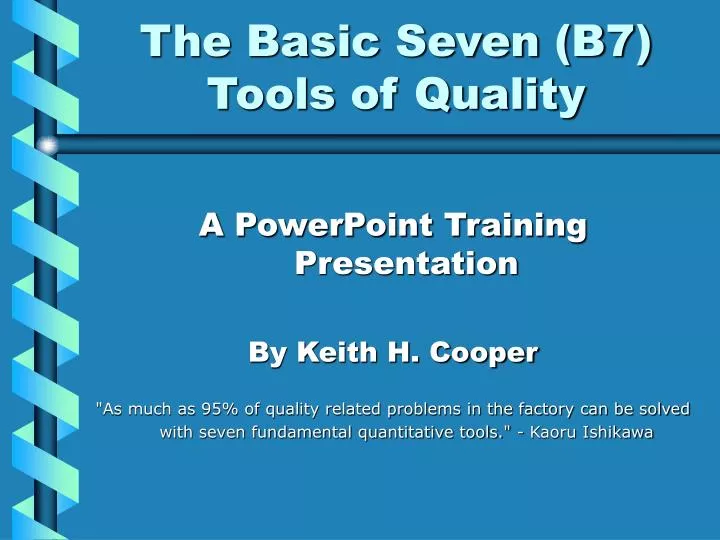 the basic seven b7 tools of quality