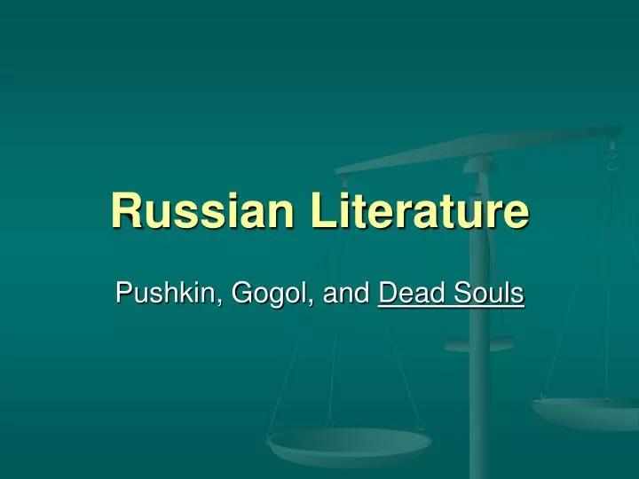 russian literature