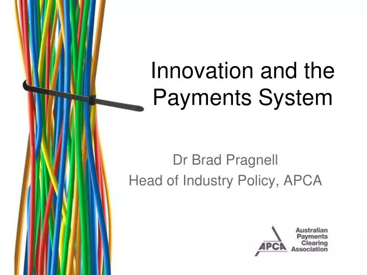 innovation and the payments system
