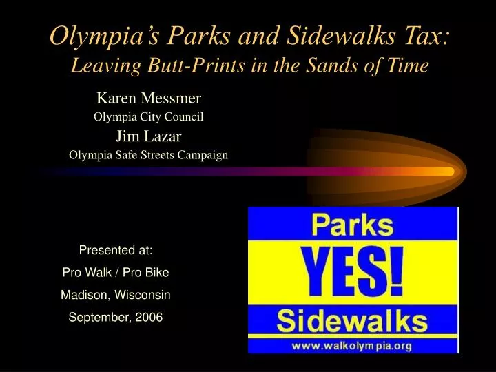 olympia s parks and sidewalks tax leaving butt prints in the sands of time