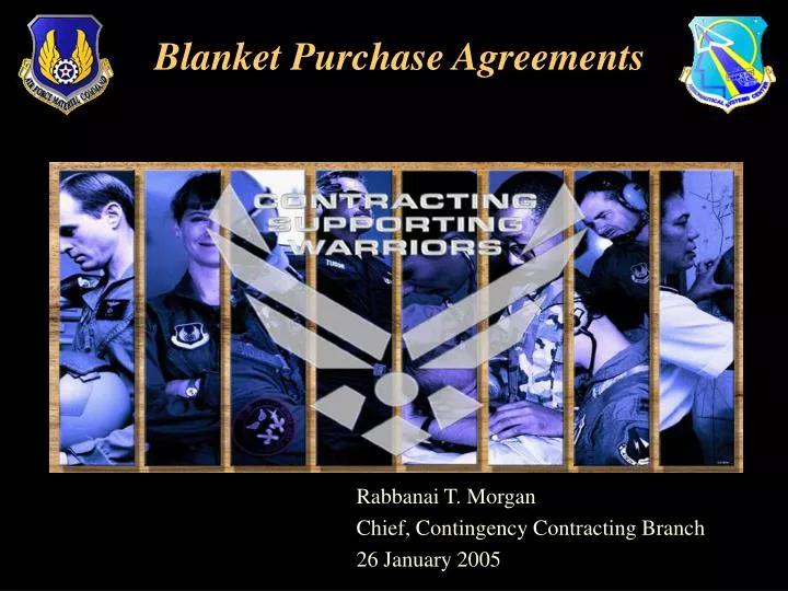 blanket purchase agreements