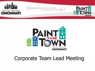 Corporate Team Lead Meeting