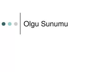 olgu sunumu