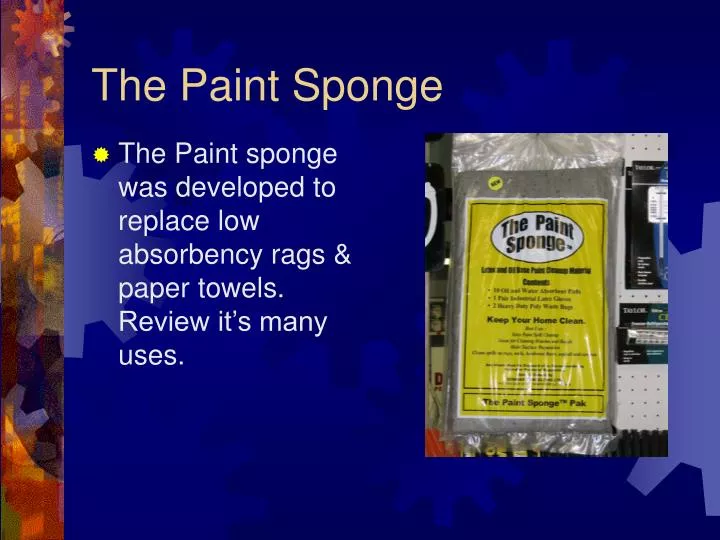 the paint sponge