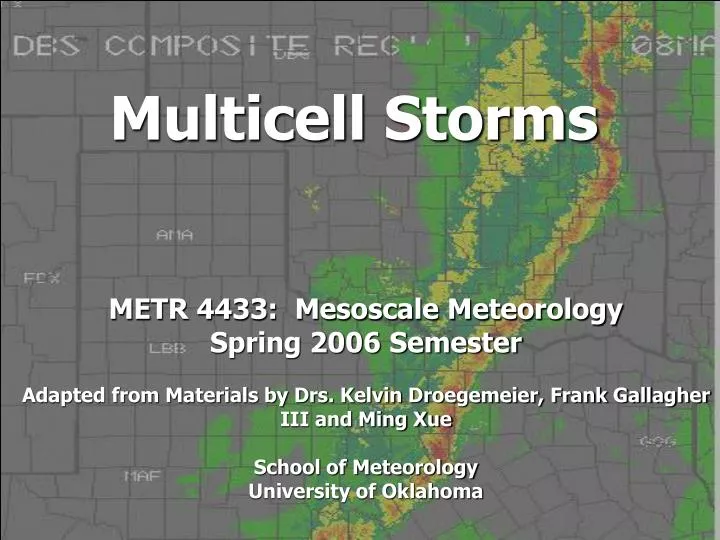 multicell storms