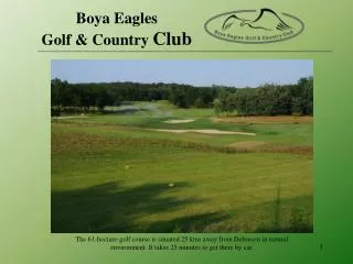 Boya Eagles Golf &amp; Country Club