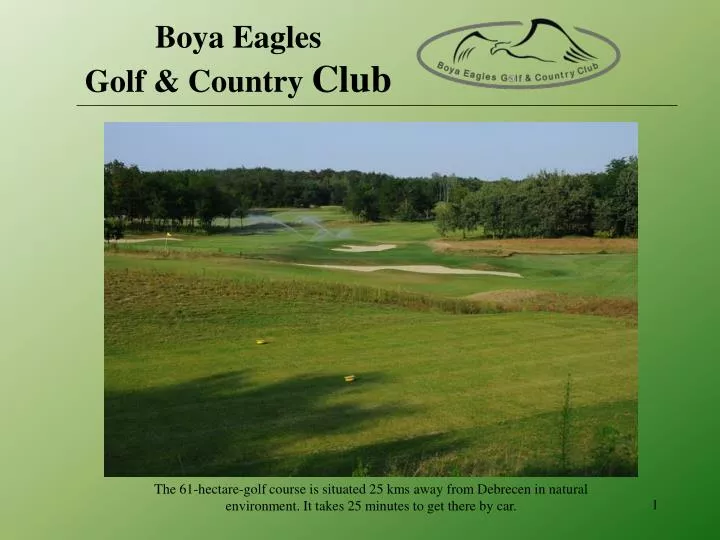 boya eagles golf country club