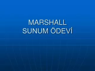 marshall sunum dev