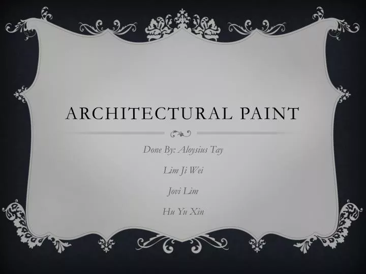 architectural paint