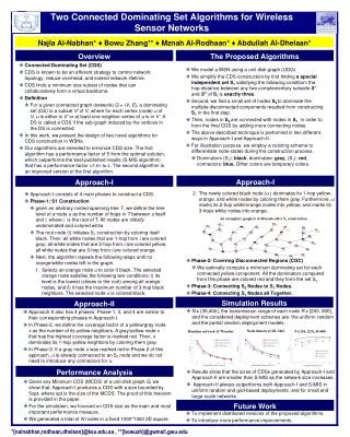 Two Connected Dominating Set Algorithms for Wireless Sensor Networks