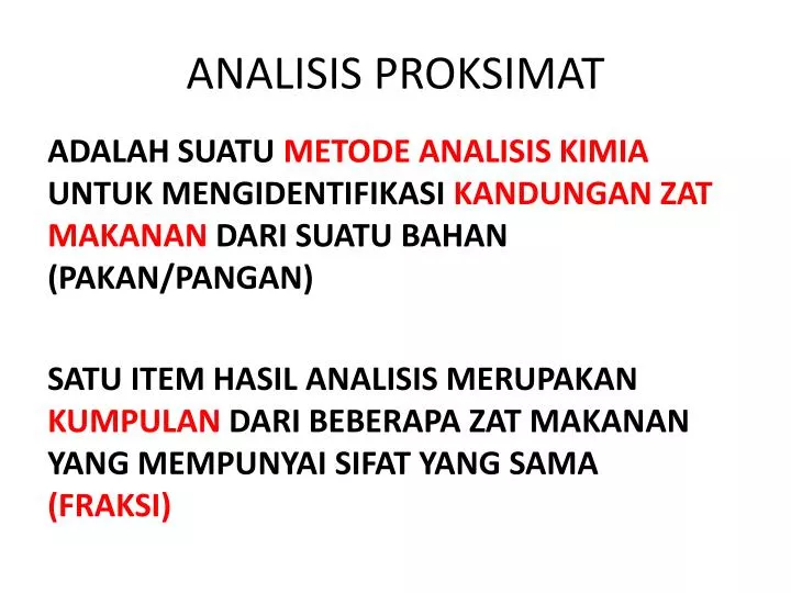 analisis proksimat