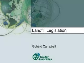Landfill Legislation