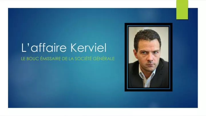 l affaire kerviel