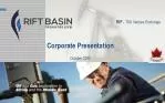 Corporate Presentation October 2012 - slide 1