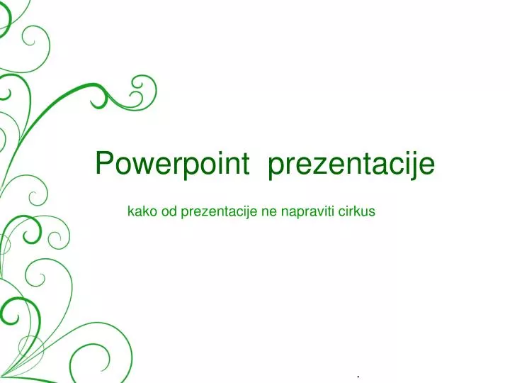powerpoint prezentacije