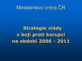 ministerstvo vnitra r