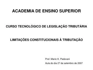 academia de ensino superior