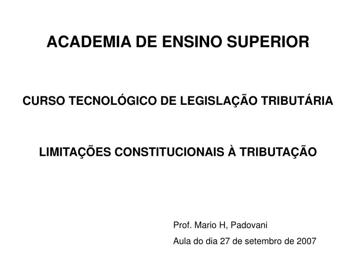 academia de ensino superior