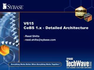 V615 CeBS 1.x - Detailed Architecture