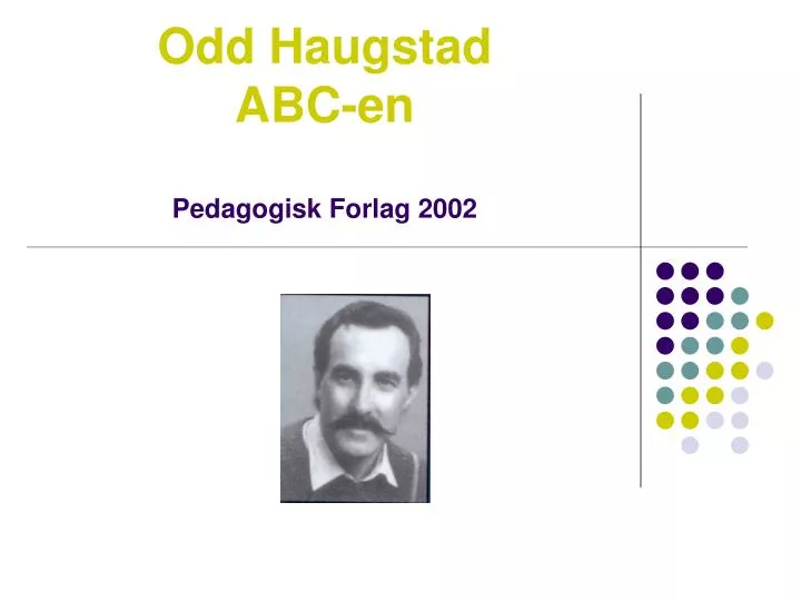 odd haugstad abc en pedagogisk forlag 2002