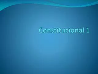 constitucional 1